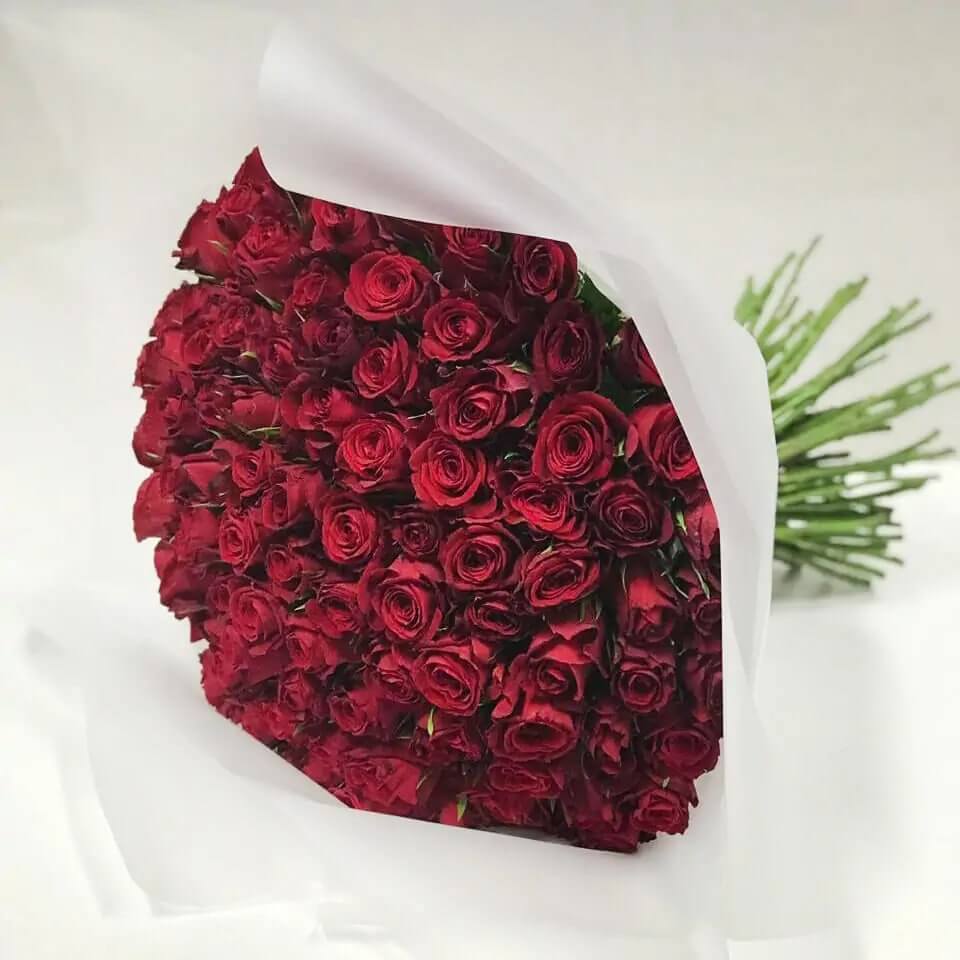 Букет 101 красная роза