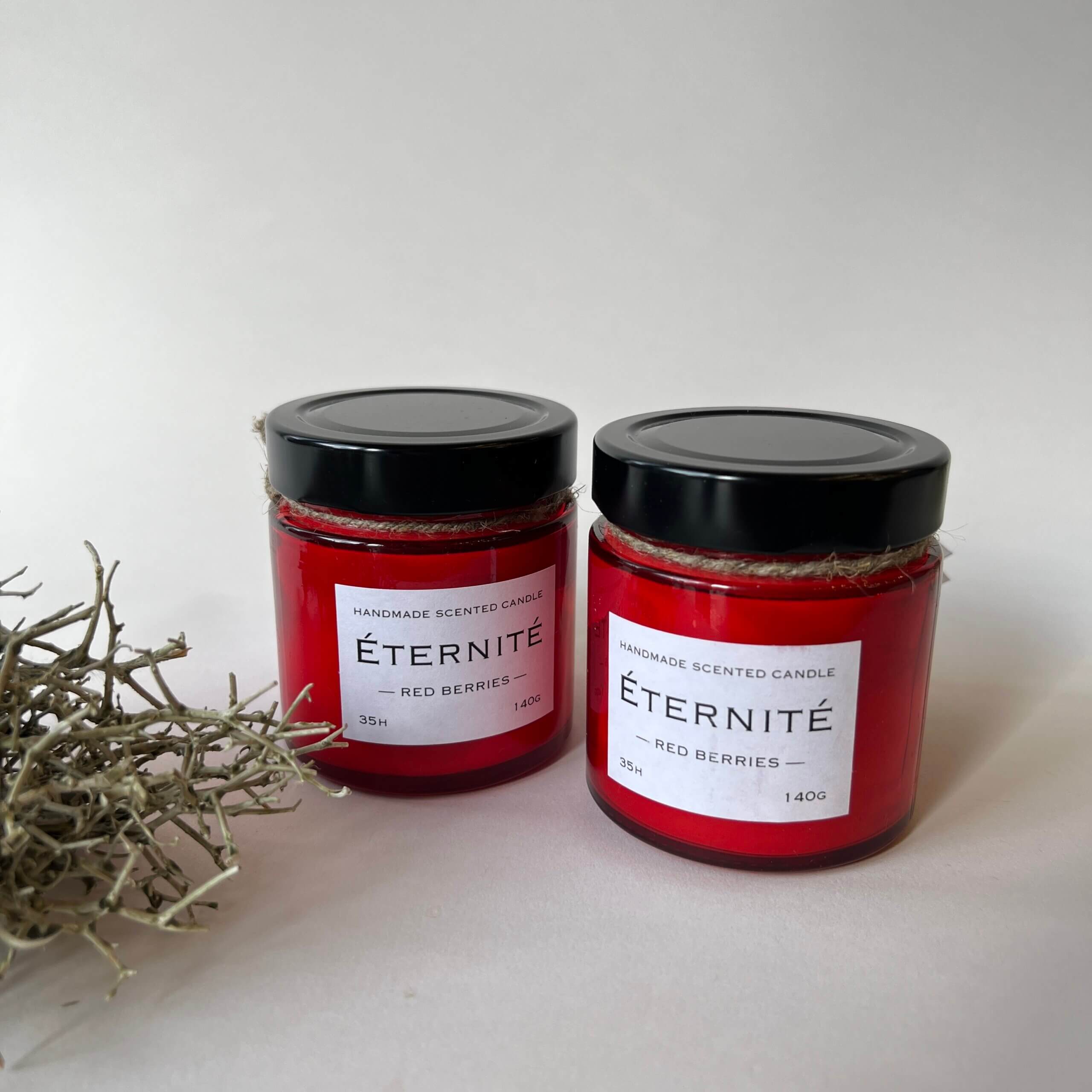 Ароматическая свеча Eternite «red berries» с ароматом красных ягод